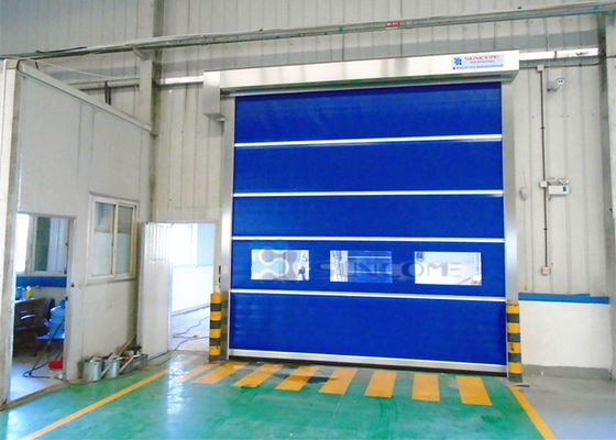 Pintu Berkecepatan Tinggi Biru hingga 80 inci per detik Kecepatan Penutupan