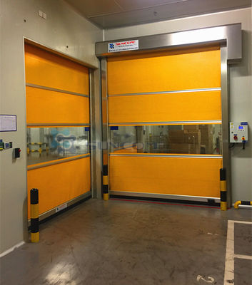 Pintu Industri Berkecepatan Tinggi Bertahan Angin Tinggi Dengan Isolasi