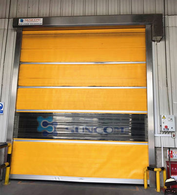 Kinerja Tinggi Pintu Industri Kecepatan Tinggi Kebisingan rendah 0.5-1.0m/s Kecepatan Penutupan Lampu opsional