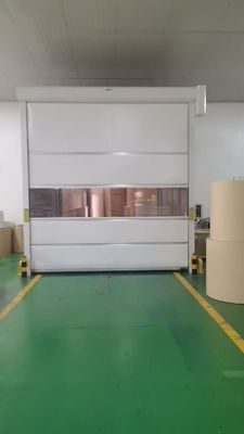 Perindustrian Kecepatan Tinggi PVC Curtain Roll Up Pintu Efisiensi Tinggi Dan Penghematan Energi
