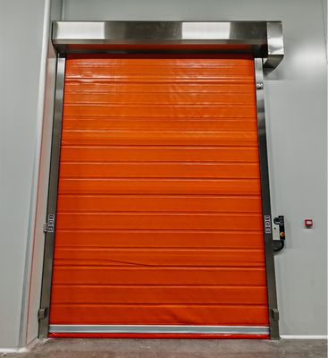 PVC Heavy Duty Auto Closing High Speed Freezer Door Untuk Ruang Dingin