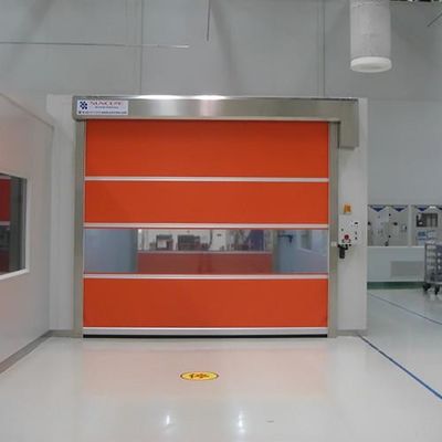 Otomatis Industri Roller Shutter Pintu untuk Gudang Keamanan Kecepatan pembukaan 1.5m/s