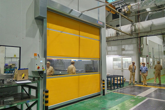 304 Rustless Steel Frame Pintu Penutup Industri, Pintu Penutup Berkecepatan Tinggi