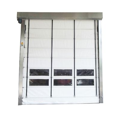 304 Baja tahan karat / Aluminium Eksterior High Speed Shutter Pintu 8000mm*8000mm