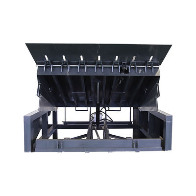 Grey Aman tahan lama Hydraulic Manual Dock Leveler AC 380V Power Supply