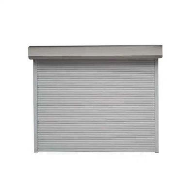 Putih Double Panel Otomatis Roller Up Pintu Di Gudang, Baja Galvanis