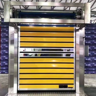 Papan Pintu Roller Otomatis Dengan Motor Berkecepatan Cepat Terbuat Dari Dua Lapisan Aluminium
