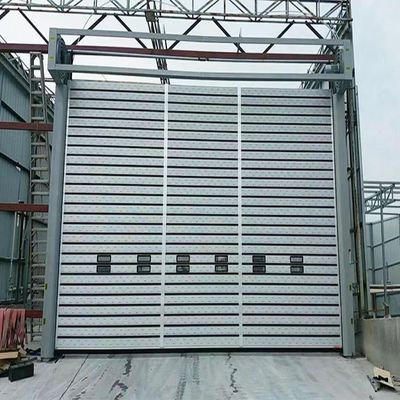 High Speed Warehouse Otomatis Roller Door Shutter Pintu dengan tahan angin