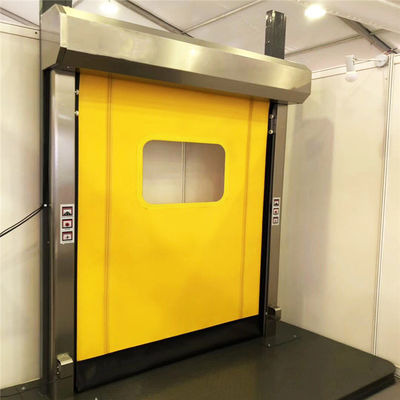 Custom Plastic Film Repair Dust Barrier High Speed Zipper Pintu untuk Industri
