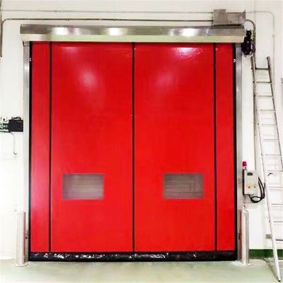 Anti Fire Warehouse High Speed Zipper Pintu 5 Meter Ukuran